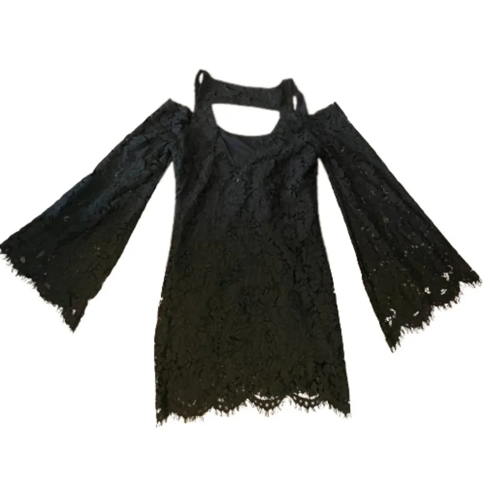 Chaser Women's Black Lace Dress Size XS - Picture 8 of 10